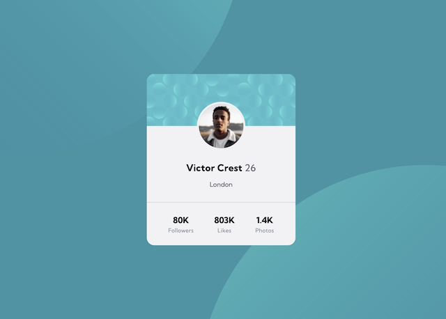 profile card component logo